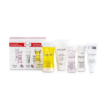 PAYOT Speciale 5 +   + Demaquillant Essentiel + Essentielle  + Pate Grise