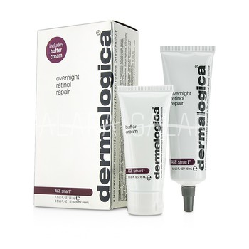 DERMALOGICA Age Smart Set: Overnight Retinol Repair 30ml + Buffer Cream 15ml