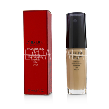 SHISEIDO Synchro Skin Glow Luminizing Fluid Foundation SPF 20